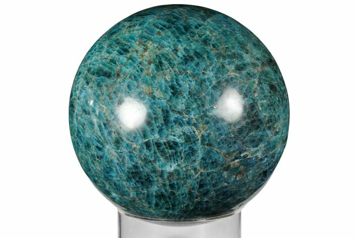 Bright Blue Apatite Sphere - Madagascar #133092